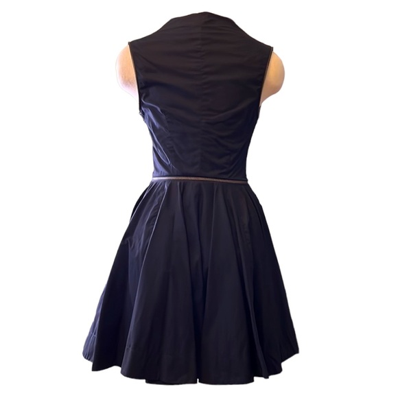 All Saints Spitalfields ‘Caden' Zipper Pleated Midi Dress, size 4 - Picture 8 of 15